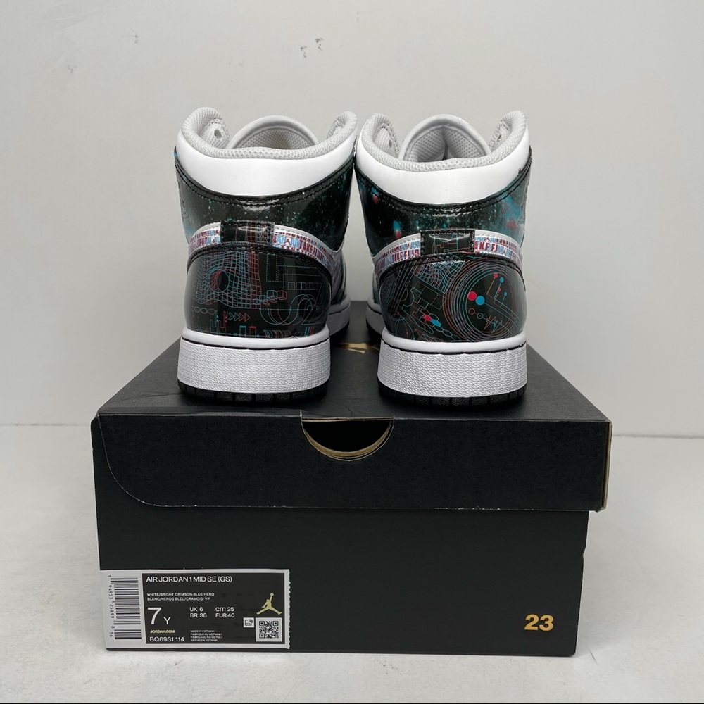 Nike Air Jordan 1 Retro Mid GS “Take Flight” NEW - Picture 4 of 4